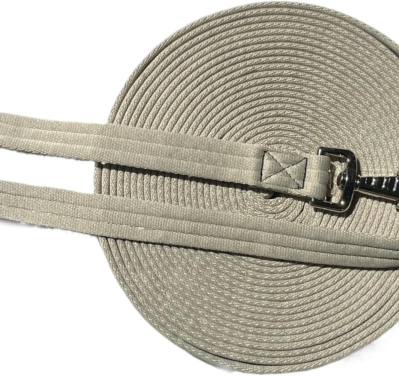 ALLZSMOOTHLY Horse Training Lunge Line with Alloy Trigger Buckle for Accurate Equestrian Training of 32.8 ft(10 Meters) - Image 3